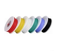 Kit de cable eléctrico con aislamiento de silicona reconocido por UL para automatización industrial E/S PLC e interconexión de dispositivos de campo (18AWG)