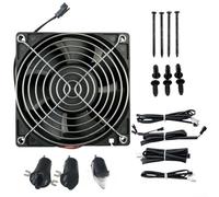 Kit de cableado de interruptor de puerta de ventilador de repuesto compatible con parrillas de carbón Gravity 560 800 1050XL, piezas de control de flujo de aire de barbacoa para motor de soplador de