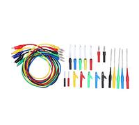 Kit de cables de prueba de conector banana Kits de prueba electrónicos profesionales para la industria doméstica Buena conductividad Lecturas rápidas y precisas Juego completo de