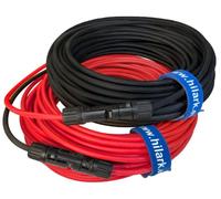 KIT DE CABLES SOLARES MC4 para paneles fotovoltaicos, sección de 1x6mm, longitud de 45 metros