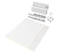 Kit de cajón Vertex de H178 mm con paneles incluidos, de 900 mm de ancho, color blanco, marca Emuca