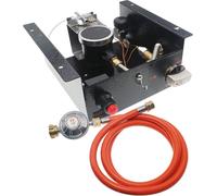 Kit de calentador a gas con regulador de presión, manguera de 1,5 metros y regulador de 10 mm, ideal para jardín y camping