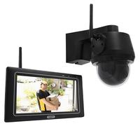 Kit de cámara de vigilancia inalámbrica ABUS EasyLook BasicSet PPDF17100, sistema de 4 canales con 1 cámara, resolución de 2304 x 1296 píxeles, frecuencia de 2.4 GHz (PPDF17100)