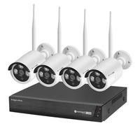 Kit de cámaras de seguridad - Sistema de videovigilancia - Cámara de seguridad - 4 cámaras Full HD - Visión nocturna con infrarrojos