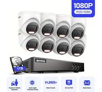 Kit de cámaras de seguridad - Sistema de videovigilancia - Cámara de seguridad - Sistema CCTV - Sistema de seguridad