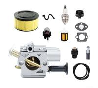 Kit de carburador de motosierra compatible con MS261 MS261C MS271 MS271C MS291 MS291C | Reemplaza la pieza 1143 120 0616 C1Q-S211 | Conjunto mezclador de combustible de metal para