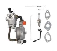 Kit de carburador de propano de combustible dual para GX160 para generador gx200, para lpg de gas natural con regulador de presión, sistema de combustible de metal para grupos electrógenos portátiles