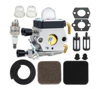 Kit de carburador FS85 para cortacésped, juego de repuesto completo con accesorios, reemplaza C1Q-S186, C1Q-S66, C1Q-S186A y C1Q-S186B