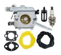 Kit de carburador para FS48 FS52 FS56 FS62 FS66 FS81 FS86 FS106 String Trimmer, repuesto para carburador de membrana WT-45 WT-45A WT-45-1 con kit de juntas para cortacésped Accesorios y para
