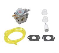 Kit de carburador para WT460 para efco 8300 8350 Motor de cortacésped Kit completo de reconstrucción con manguera