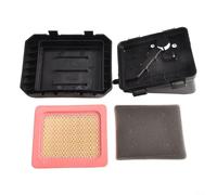 Kit de carcasa de filtro de aire y filtro compatible con motor AL-KO 140 QSS 160 QSS PRO B-Motor reemplaza la pieza 414598 piezas de repuesto para cortacésped montaje de caja de aire de plástico