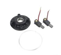 Kit de carcasa de rodamiento de lijadora con correa y soportes de cepillo de carbono compatible con DWE6423 DWE6420 DWE6421 N329082 N430442 N421469 para proyectos de bricolaje de jardín en casa