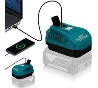 Kit de carga rápida USB de 100 W para Bosch Professional 18 V GBA batería QC3.0 tipo C y puerto USB, con indicador LED, para cargador BAT607 BAT614 BAT607G BAT614G BAT622 (sin batería)