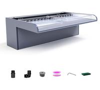Kit de cascada "Blade" de acrílico, con una longitud de 30 cm y un ancho de 20 cm, que incluye tapa y accesorios, ideal para jardines y estanques