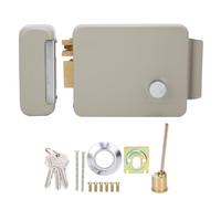 Kit de cerradura de puerta eléctrica con cerraduras electromagnéticas de 2 cables de 2 vías 9 12 V para control de acceso comunitario Puertas de hierro Puertas de madera