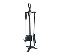 KIT DE CHIMENEA, COLOR FORJA, 3 piezas, 19 x 68,5 cm
