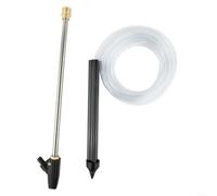 Kit de chorro de arena para lavadora a presión para Karcher K2-K7, accesorio abrasivo húmedo, removedor de pintura de óxido, manguera de 10 pies, varita de acero