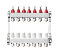 Kit de colector S304 con medidor de flujo, tornillo termostático G1"