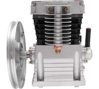 Kit de compresor de aire de 3.0 HP, 2 cilindros, compresor de aire, presión de aire, compresor industrial de acero, caudal máximo de 420 litros por minuto, presión del compresor: 10 bar