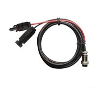 Kit de conector de panel solar 4 en 1, adaptador de CC 5.5 x 2.1 5.5 x 2.5 3.5 x 1.35 8 mm, cable de carga solar de 16 AWG para central eléctrica portátil, compatible con jackery EcoFlow para bluetti