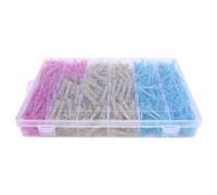 Kit de Conectores de Alambre termorretráctiles de 540 Piezas, Conectores eléctricos aislados Impermeables de Grado Marino para Camiones y automotrices