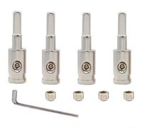 Kit de conectores de bloque de terminales de alimentación de audio de cobre puro 0GA 4GA 8GA, chapado en oro para cableado de alta corriente, ajuste seguro para instalación de amplificador de