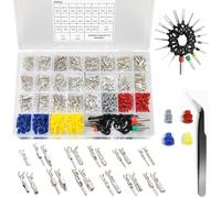 Kit De Conectores Eléctricos 21 Tipos Juego De Terminales Automotrices