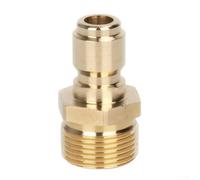 Kit de conexión rápida M22 de 14 mm para lavadoras a presión de gasolina, juego de adaptadores de latón con válvula de bola, limpieza de alta potencia de 3000 PSI