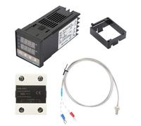 Kit de control de temperatura PID, SSR de 25A, termopar tipo K, rango de 0-400°C