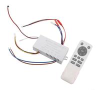 Kit de control remoto para ventilador de techo, 6 atenuadores para motor CC con modo de agitación, ajustador de luz LED, dispositivo doméstico inteligente (cabezal de agitación fuera de línea)