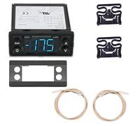 Kit de controlador de temperatura ERC112D 080G3492 080G3490 termostato digital controlador electrónico de refrigeración apto para Danfoss Beverage Air Dixell Eliwell, con sondas de sensor NTC