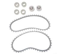 Kit de correa y rueda guía para Dolphin M500 M400 para dx4 para dx3 M200 - Piezas de repuesto robóticas para limpiador de piscinas 6 ruedas 2 correas