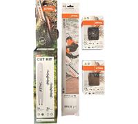 Kit de corte STIHL 9 MS251, números de referencia: 30050009908, 30050007013 y 36950000062