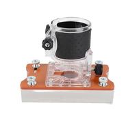 Kit de Cubierta Protectora de Enrutador Ajuste Profesional Aleación Aluminio/plástico técnico: Posicionamiento Exacto para las Curvas, la Planificación Borde Se Ajusta a 65 Mm