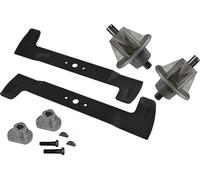 Kit de cuchilla y soporte de 84 cm, compatible con Alpina, Castel Garden, Stiga, Solo, Mountfield, Gardol, Emak