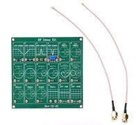 Kit de demostración de RF, módulo de prueba de RF NanoVNA 18 funciones Vector Network Analyzer Board Filter/Attenuator, analizador de red vectorial
