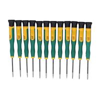 Kit De Destornilladores De 12 Piezas Mango De Silicona Destornilladores De Reparación De Brocas De Acero De Aleación De Vanadio De Alta Resistencia Para Cámara De Teléfono La Cola Del Destornillador P
