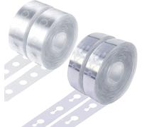 Kit de dispensador de globos, 4 rollos de 5 metros, con orificio simple y doble, transparente