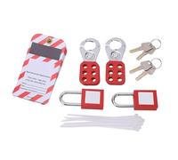 Kit De Dispositivo De Bloqueo De Disyuntor, Candado De Seguridad, Juego De Cerrojos Con Etiquetas Loto, Kit De Etiquetado De Bloqueo Eléctrico, Juego De Candado De Seguridad Con Cerrojo De Etiqueta, R