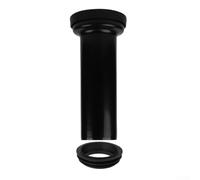 Kit de drenaje de inodoro montado en la pared para la mayoría de los modelos, tubo de conexión ABS PP robusto con anillo de sellado, solución de fácil instalación para renovación de baño (355 mm +