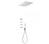 Kit de ducha con soporte para ducha de mano termostático electrónico Shower Technology TRES