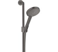 Kit de ducha hansgrohe AXOR Citterio con Raindance Select S 120 teleducha 3 funciones, 27991340, Color: Cromo negro cepillado