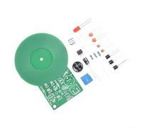 Kit de electrónica de detector de metales DIY con módulo de placa de sensor sin contacto DC 3V 5V para práctica electrónica con alarmas de sonido y luz