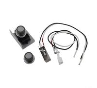 Kit de encendido compatible con Weber para parrillas Spirit y Gas con panel de control de montaje lateral y botón de encendido verde 2007-2012