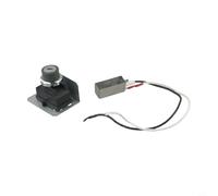Kit de encendido de parrilla de gas para Weber S-310 S-320 CEP-310 | Compatible con 2007 para Genesis 300, pomos de panel derecho, incluye caja de metal, botón, dispositivo plateado con cables