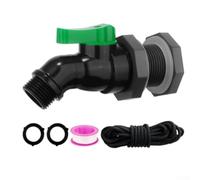 Kit de espiga de lluvia de alto flujo de 1/2 3/4 pulgadas de plástico de instalación externa