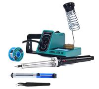 Kit de estación de soldadura, con temperatura ajustable, incluye pinzas de apoyo, modelo 926 SET2, 60W, 220V, compatible con enchufes de la Unión Europea