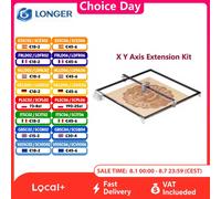 Kit de extensión de eje X Y para grabador láser LONGER RAY5, kit de extensión para grabador láser más largo RAY5 5W 10W 20W (eje XY) LONGER XY Axis Extension Kits
