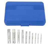 Kit de extractores de tornillos de 10 piezas - Acero aleado templado - Herramienta para extraer tornillos - Caja de almacenamiento - Resistente a la corrosión y a los golpes - Para tornillos/pernos ro