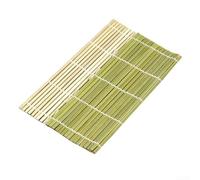 Kit de fabricación de sushi natural de 27 cm, rodillo profesional para uso de cocina Uramaki estilo japonés (24 x 24 cm)